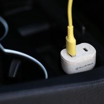 18w ikroviklis - Tellur Green car charger, 36W, 6A (PD18W   QC3.0) cream - 2 nuotrauka