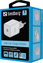 usb c pakrovejas - SANDBERG USB-C AC Charger PD20W | 441-42 - 2 nuotrauka