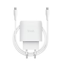 45w adapteris - MOBILE CHARGER WALL MAXO 45W/USB-C WHITE 25522 TRUST - 3 nuotrauka