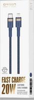 lightning type c laidas - Orsen S51 Type C to Lightning 3A 1m blue - 2 nuotrauka