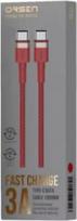 type c i usb a - Orsen S53 Type C to Type C 3A 1m red - 2 nuotrauka