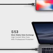 type c i usb a - Orsen S53 Type C to Type C 3A 1m red - 6 nuotrauka
