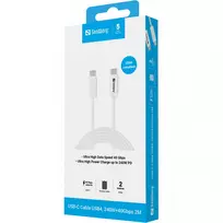 sandberg 136 - SANDBERG USB-C>C USB4 240W 40Gbps 2M | 136-57 - 2 nuotrauka