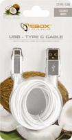 adapteriai type c - Sbox 1.5m USB-TYPEC-15W White - 2 nuotrauka