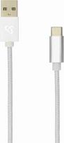 adapteriai type c - Sbox 1.5m USB-TYPEC-15W White - 3 nuotrauka
