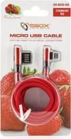 usb laidas 90 - Sbox USB->Micro USB 90 M/M 1.5m USB-MICRO-90R strawberry red - 2 nuotrauka