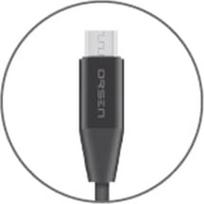 telefono laidai - Orsen S32 Micro Data Cable 2.1A 1.2m black - 3 nuotrauka