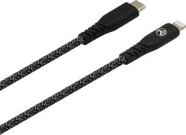 lightning type c laidas - Tellur Green Data cable Type-C to Lightning 3A PD60W 1m nylon black - 2 nuotrauka