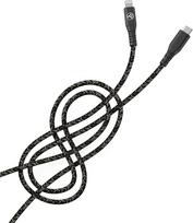 lightning type c laidas - Tellur Green Data cable Type-C to Lightning 3A PD60W 1m nylon black - 3 nuotrauka