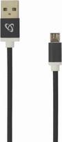 usb micro 0.5m - Sbox 1.5m USB-10315B Black - 3 nuotrauka