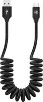 usb type c laidas - Tellur Data cable Extendable USB to Type-C 3A 1.8m black - 4 nuotrauka