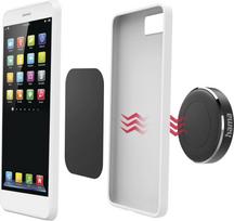 magnetas telefono - Hama 00201518 Magnet Car Mobile Phone Holder Juodas (Black) - 3 nuotrauka