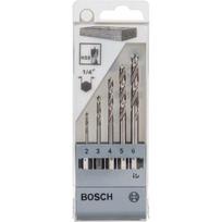 graztas sesiakampis - Grąžtų komplektas Bosch, medienai, šešiakampis, 6 mm x 9.3 cm, 5 vnt. - 3 nuotrauka
