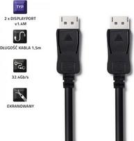 displayport cable 5m - Qoltec DisplayPort v1.4 Cable Black 1.5m - 4 nuotrauka
