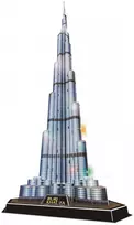 3d delione - 3D dėlionė Cubicfun Burj Khalifa 306-20508, 34 cm x 39 cm - 4 nuotrauka