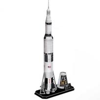 saturnas raketa - CubicFun 306-DS1059 3D dėlionė Apollo Saturn Rocket - 3 nuotrauka
