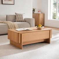 stalas 60 40 - Kavos staliukas Home4you Morben, ruda sp., 110 cm x 60 cm x 40 cm - 3 nuotrauka