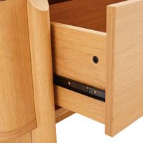 stalas 60 40 - Kavos staliukas Home4you Morben, ruda sp., 110 cm x 60 cm x 40 cm - 4 nuotrauka