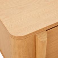 stalas 60 40 - Kavos staliukas Home4you Morben, ruda sp., 110 cm x 60 cm x 40 cm - 6 nuotrauka