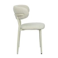 kedes valgomojo 5 - Valgomojo kėdė Home4you Kyomi 40947, matinė, balta sp., 56.5 cm x 55 cm x 81.5 cm - 3 nuotrauka