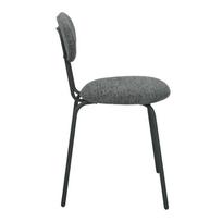 kede - Valgomojo kėdė Home4you Kira 40946, matinė, tamsiai pilka sp., 53 cm x 47 cm x 79.5 cm - 3 nuotrauka