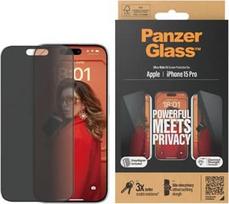 apsauginis stikliukas 15 pro - PanzerGlass "Ultra-Wide Fit Privacy Screen Protection iPhone 15 Pro" - 2 nuotrauka