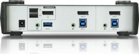 displayport 2.1 kabelis - ATEN 2-Port USB 3.0 DisplayPort KVMP Switch (Cables included) - 3 nuotrauka