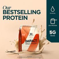 baltymai isrugu whey - MYPROTEIN Išrūgų baltymai Impact Whey Protein, Braškių kremas (Strawberry Cream), 2500 g - 3 nuotrauka