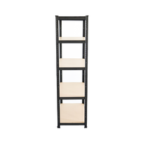 175 - 4IQ Sandėliavimo lentyna, 220 x 110 x 45 cm, 175 kg, Juoda (Black) - 7 nuotrauka