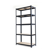 265 - Sandėliavimo lentyna Hatis, 180 x 90 x 45 cm, 265 kg, Juoda (Black) - 7 nuotrauka