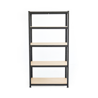 265 - Sandėliavimo lentyna Hatis, 180 x 90 x 45 cm, 265 kg, Juoda (Black) - 8 nuotrauka