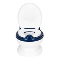 naktipuodis - Ecotoys naktipuodis Training Potty, mėlyna/balta (Blue/White) - 4 nuotrauka