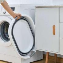 kanistras - Ruhhy Silikoninis dubuo – sulankstomas skalbinių krepšelis - 6 nuotrauka
