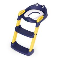 tualeto laiptelis - EcoToys tualeto sėdynė su laipteliais, mėlyna/geltona(Blue/Yellow) - 3 nuotrauka