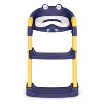 tualeto laiptelis - EcoToys tualeto sėdynė su laipteliais, mėlyna/geltona(Blue/Yellow) - 5 nuotrauka