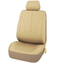 automobiliu oda - Cgauto sėdynių užvalkalų komplektas (eko oda) Kreminė (Beige) - 2 nuotrauka