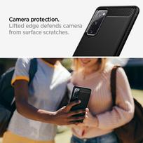 samsung galaxy s20 fe 5g - Spigen "Rugged Armor Galaxy S20 FE" Matte Black - 9 nuotrauka