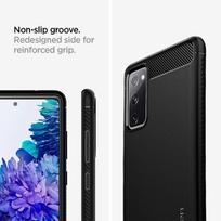 samsung galaxy s20 fe 5g - Spigen "Rugged Armor Galaxy S20 FE" Matte Black - 12 nuotrauka