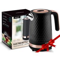juodas virdulys - Berdsen BD-705 1.7L Elektrinis virdulys Juodas ir Varinis (Black and Copper) - 10 nuotrauka
