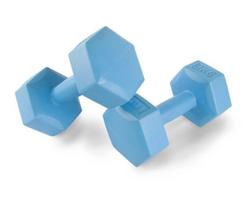 hanteliai 2 kg - Bituminiai hanteliai 4Fizjo, 2x2 kg - 2 nuotrauka