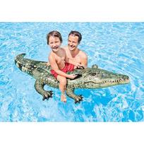 plaukimo lenta - Intex Ride On Swimming Board Realistic Gator  Age 3+, 170 x 86 cm - 4 nuotrauka