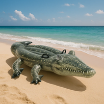 plaukimo lenta - Intex Ride On Swimming Board Realistic Gator  Age 3+, 170 x 86 cm - 6 nuotrauka
