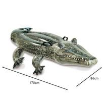 plaukimo lenta - Intex Ride On Swimming Board Realistic Gator  Age 3+, 170 x 86 cm - 8 nuotrauka