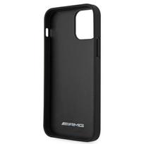 iphone 12 black mini - AMG Leather Debossed Lines case for iPhone 12 mini - black - 3 nuotrauka