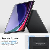 spigen stiklo - Spigen "Glas.tR EZ Fit" Apsauginis stiklas Samsung Galaxy Tab S9 11'' X710 / X716B - Skaidrus (Transparent) - 2 nuotrauka