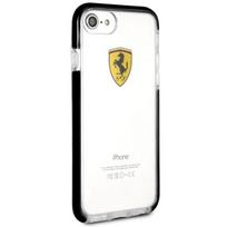 senukai iphone - Ferrari Shockproof Back Case For Apple iPhone 7/8 Transparent/Black - 3 nuotrauka