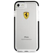 senukai iphone - Ferrari Shockproof Back Case For Apple iPhone 7/8 Transparent/Black - 4 nuotrauka