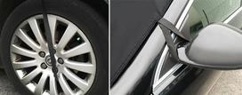 automobilio priekaba - Automobilio lango uždangalas, juodas - 4 nuotrauka