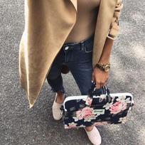 laptop dekl - Canvaslife Briefcase 15-16", Navy Rose - 7 nuotrauka