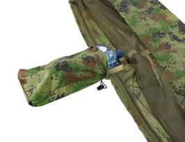 nuo uodu - Gardlov Turistinis hamakas santiago army 260x140cm net - 6 nuotrauka